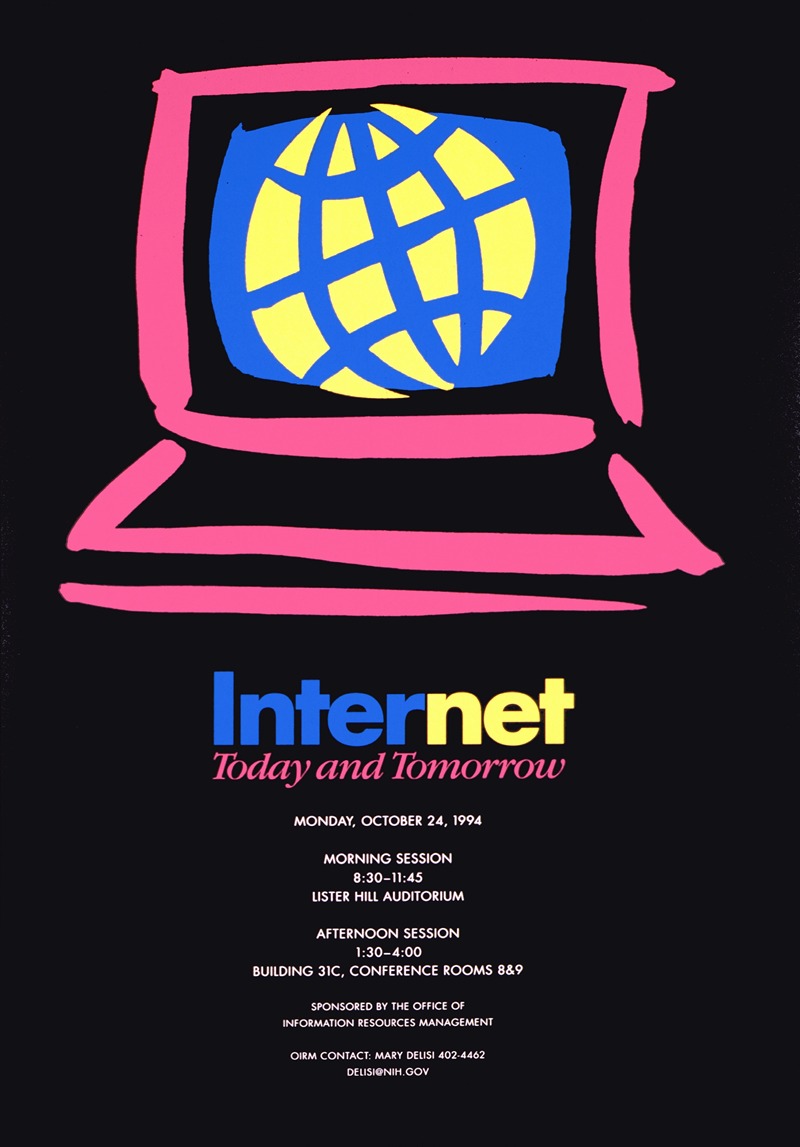 Internet today and tomorrow by National Institutes of Health, 1994 — digital art print download