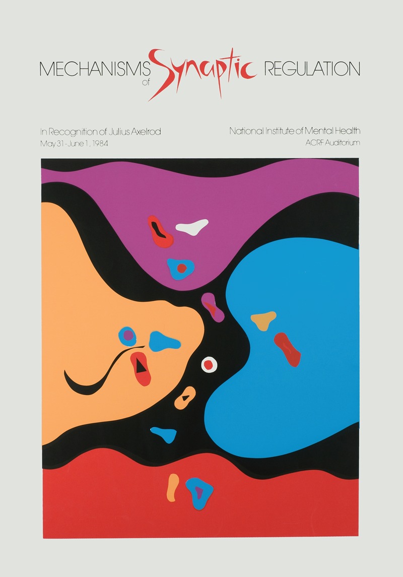 Mechanisms of synaptic regulation by National Institutes of Health, 1984 — digital art print download