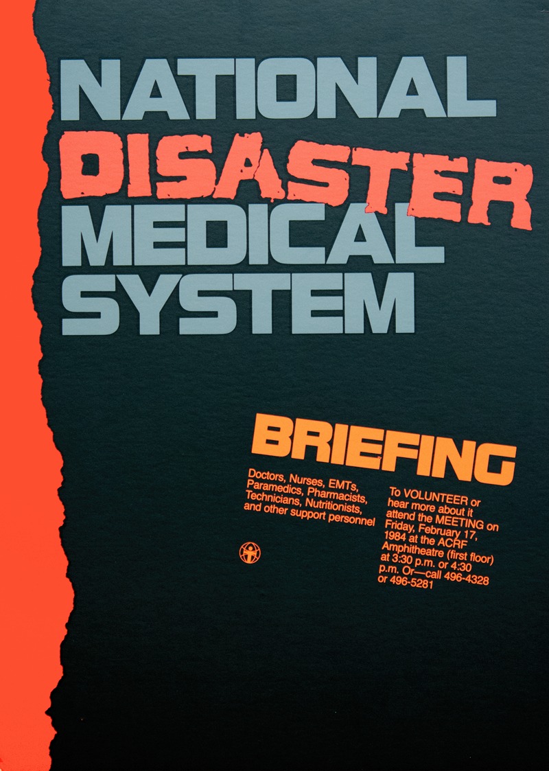 National disaster medical system by National Institutes of Health, 1984 — digital art print download