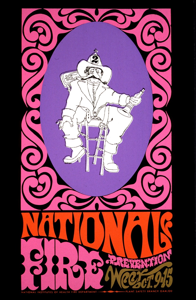 National fire prevention week, Oct. 9-15 by National Institutes of Health — digital art print download