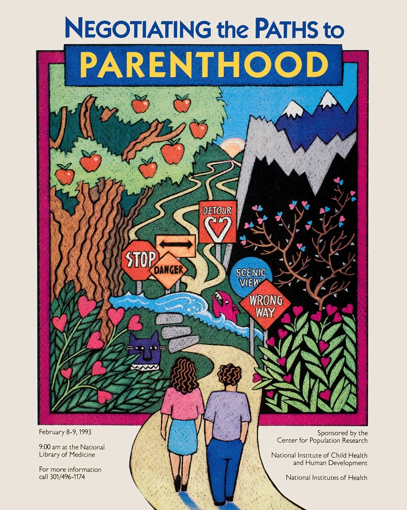 Negotiating the paths to parenthood by National Institutes of Health, 1993 — digital art print download