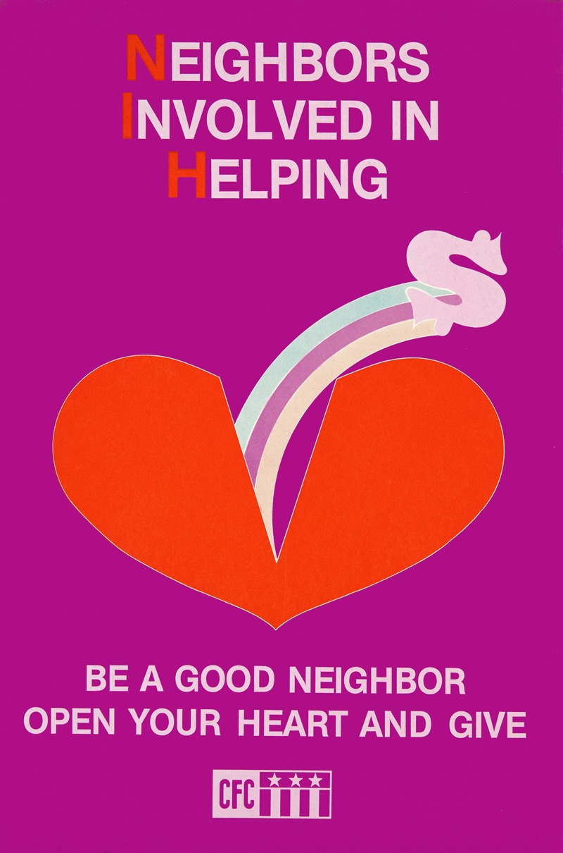 Neighbors involved in helping by National Institutes of Health — digital art print download