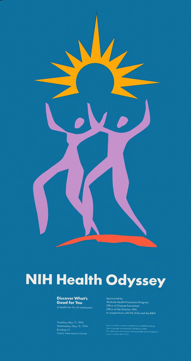NIH health odyssey by National Institutes of Health, 1994 — digital art print download
