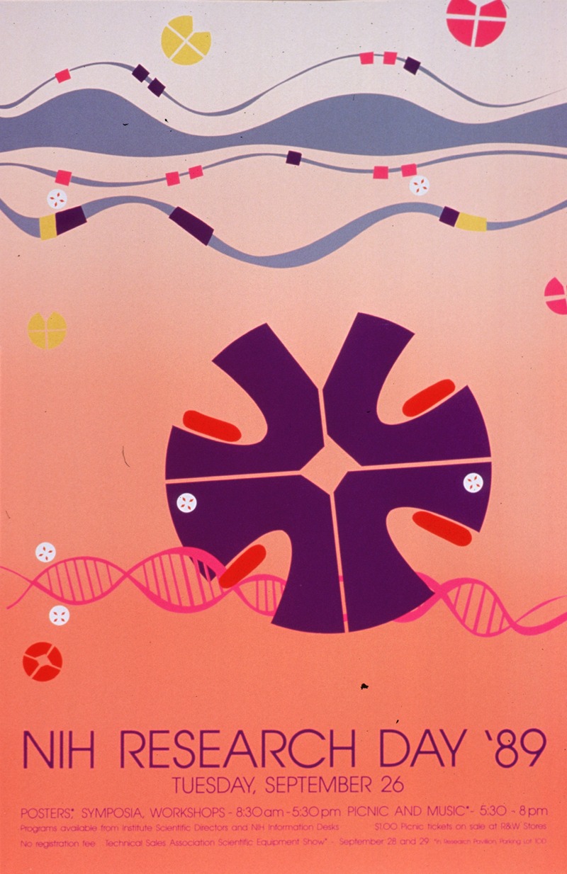 NIH Research Day '89 by National Institutes of Health, 1989 — digital art print download