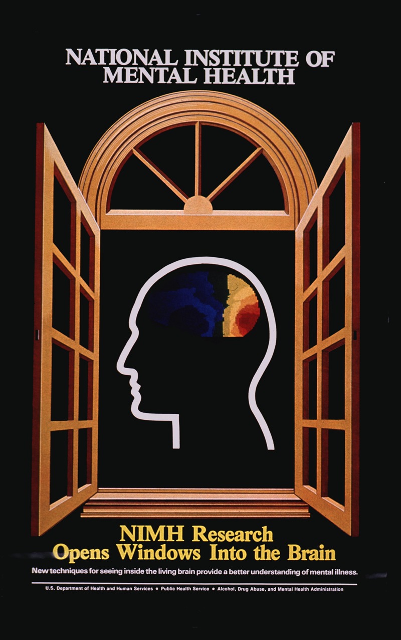 NIMH research opens windows into the brain by National Institutes of Health — digital art print download