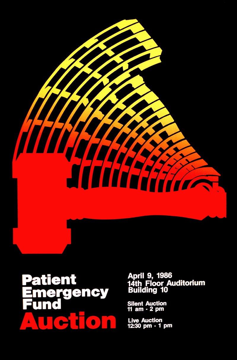 Patient Emergency Fund auction by National Institutes of Health, 1986 — digital art print download