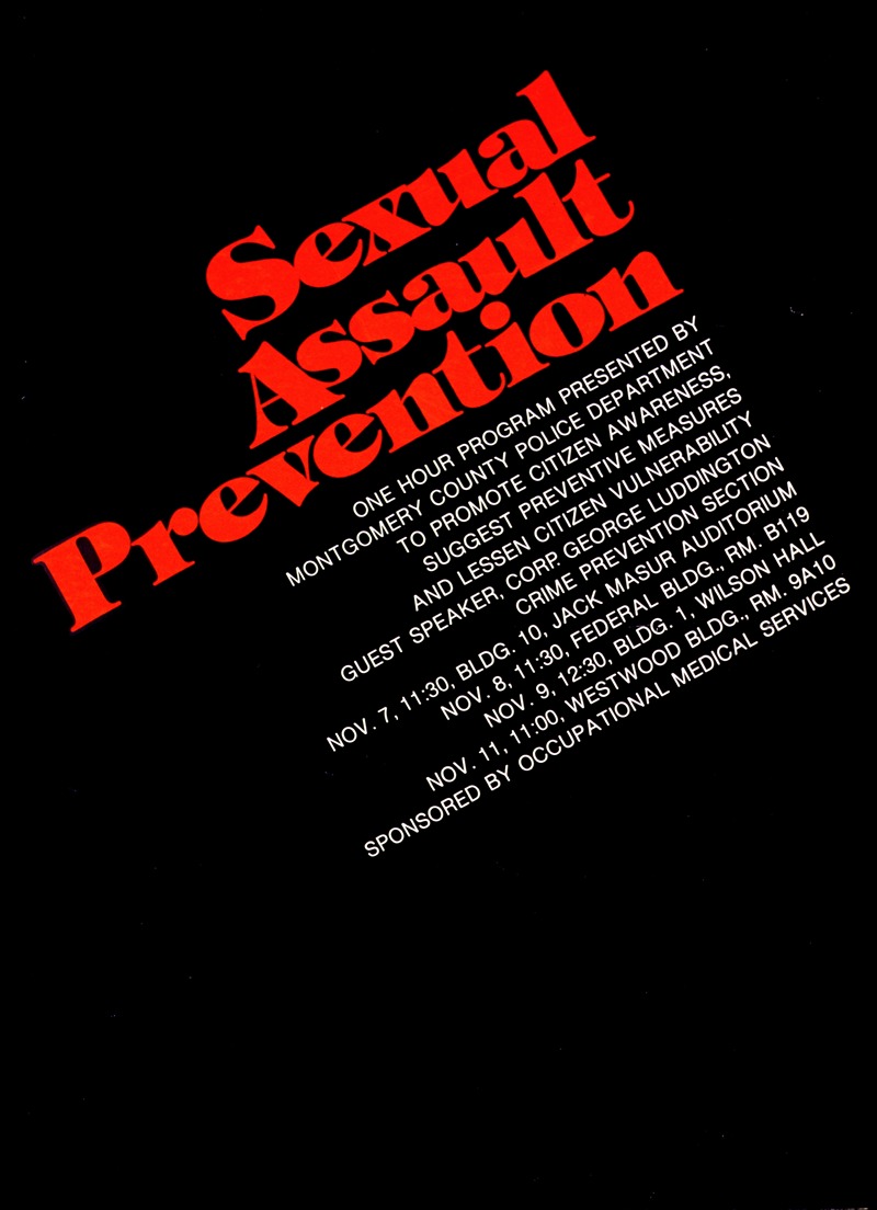 Sexual assault prevention by National Institutes of Health — digital art print download
