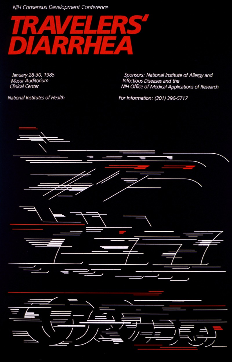 Travelers' diarrhea by National Institutes of Health, 1985 — digital art print download