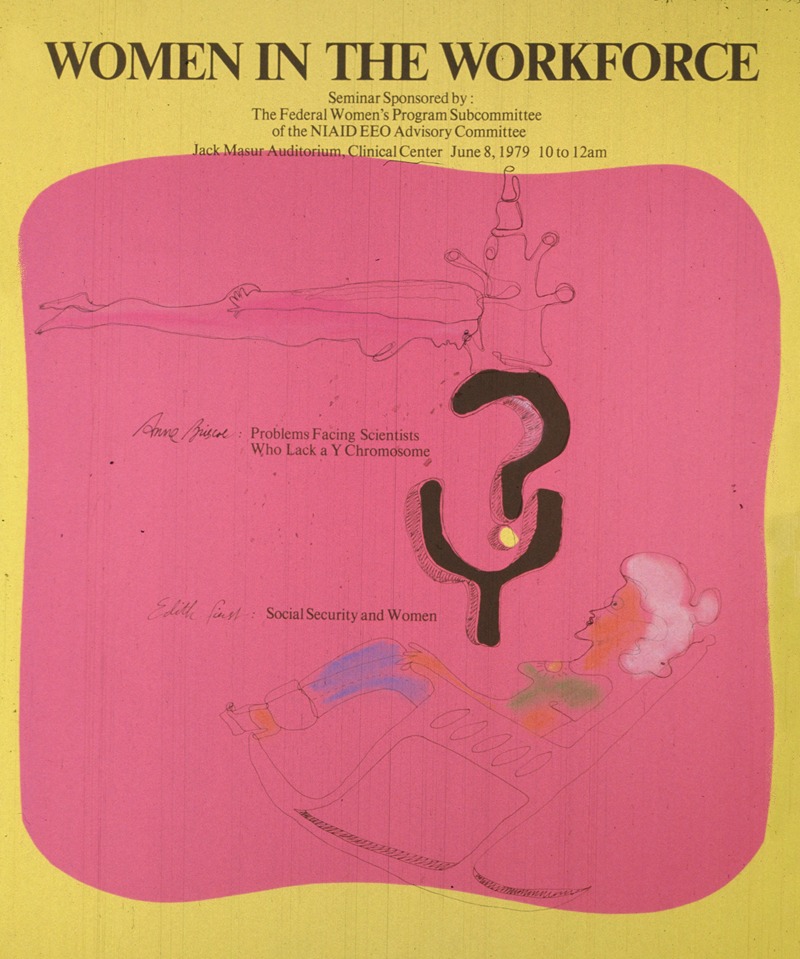 Women in the workforce by National Institutes of Health, 1979 — digital art print download
