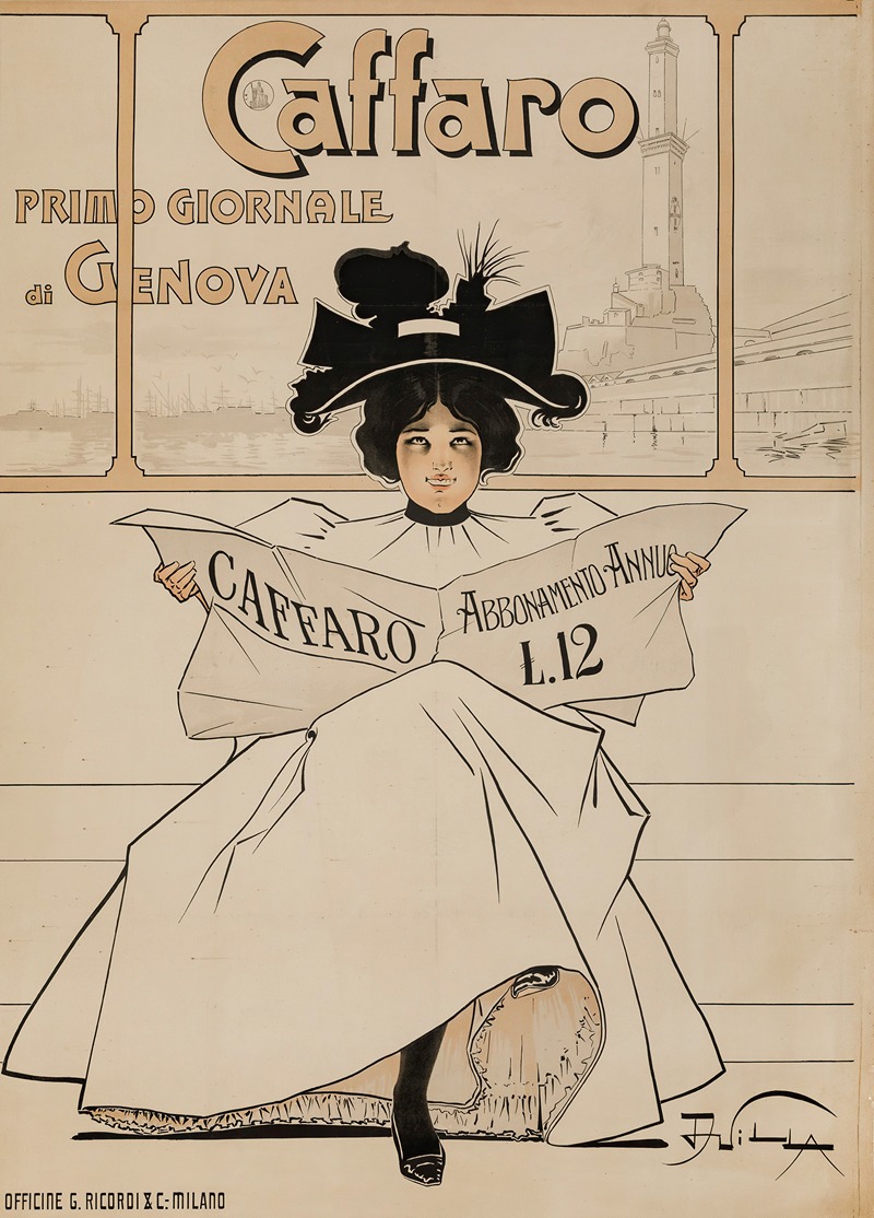 Caffaro, Primo Giornale Di Genova — Aleardo Villa