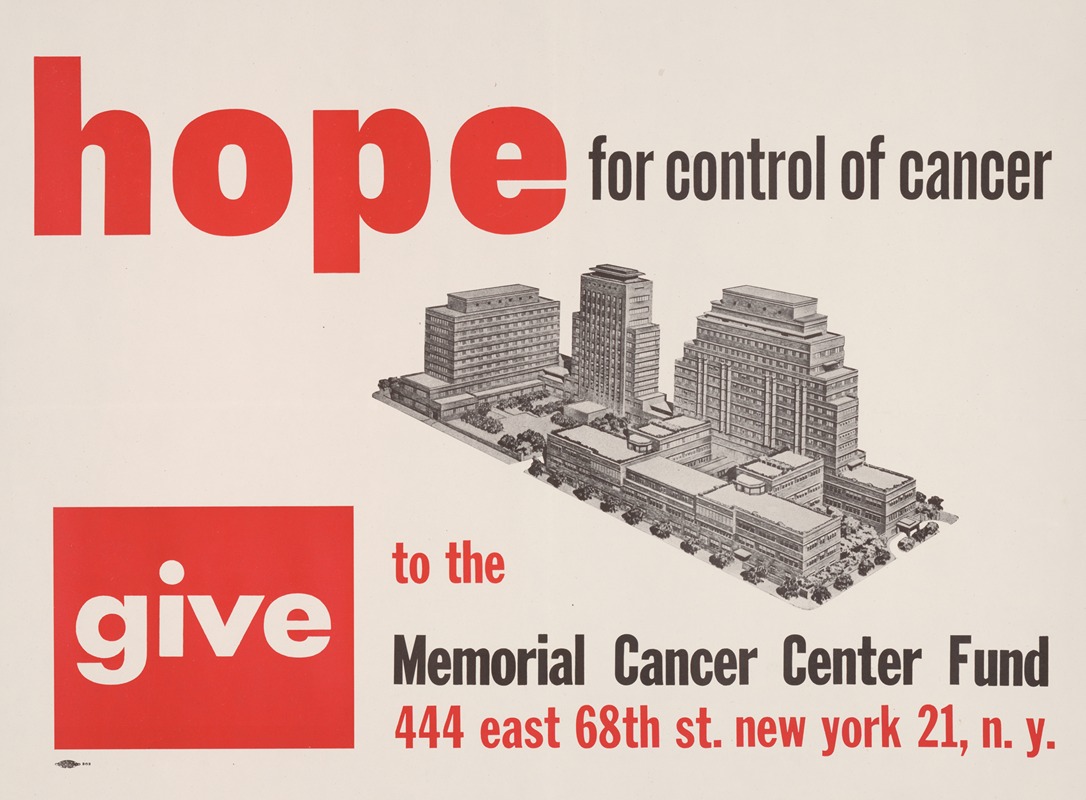 Hope for control of Cancer. — Anonymous