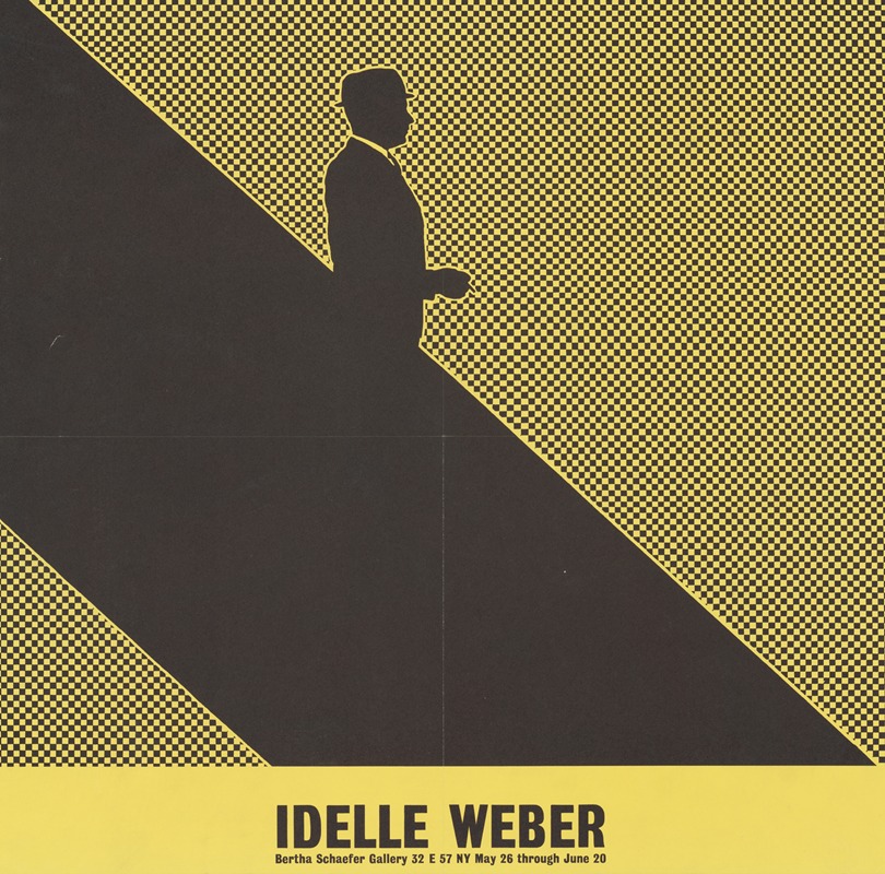 Idelle Weber. Bertha Schaefer Gallery. by Аноним, 1964 — digital art print download