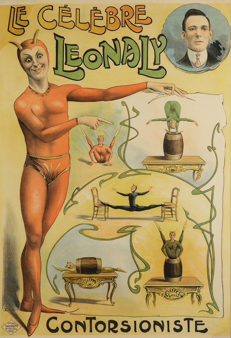 Le Celebre Leonaly, Contorsioniste — Anonymous