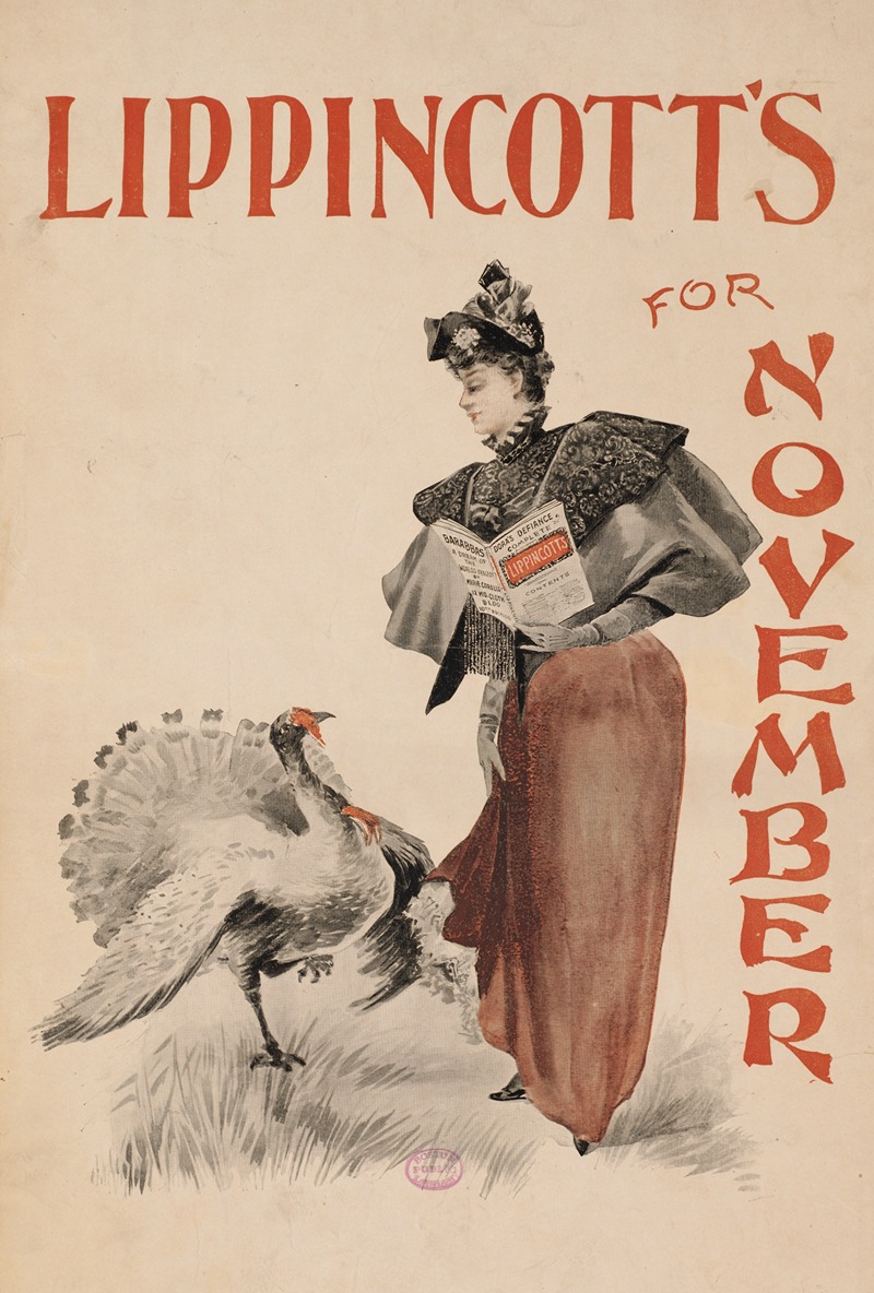 Lippincott's for November by Аноним — digital art print download