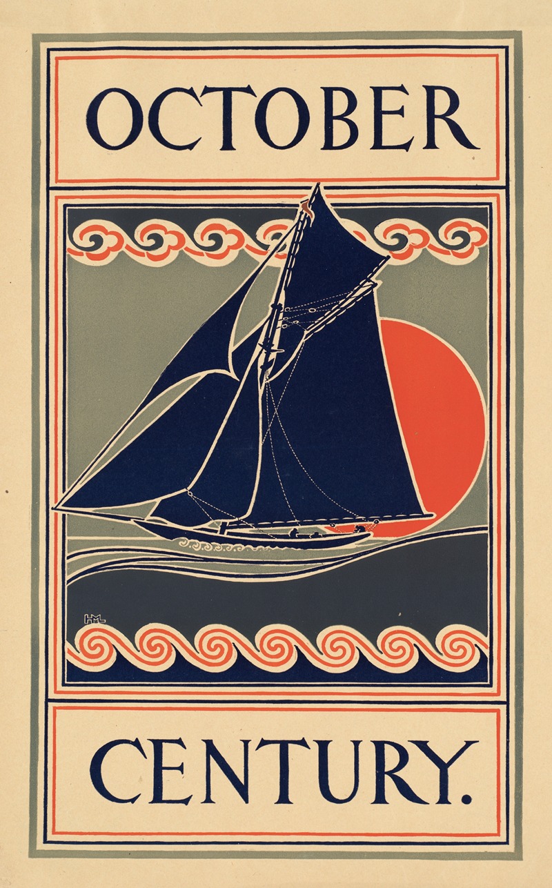 October century by H. M. Lawrence, 1895 — digital art print download