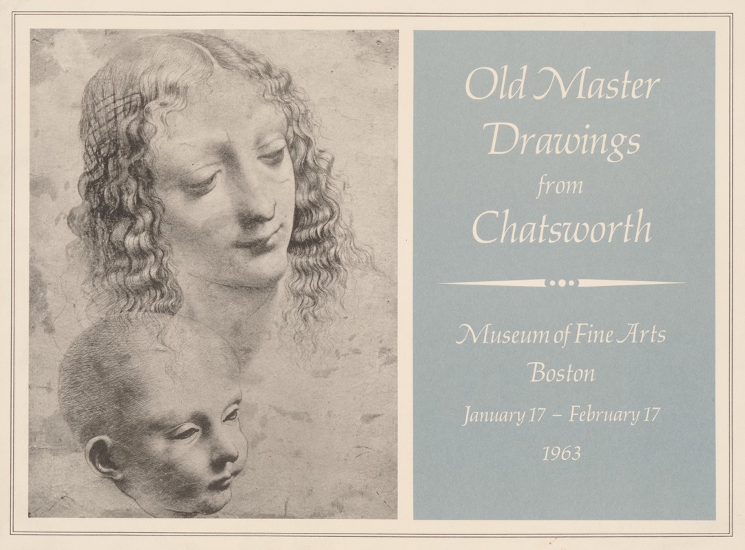 Old master drawings from Chatsworth. by Аноним, 1963 — digital art print download