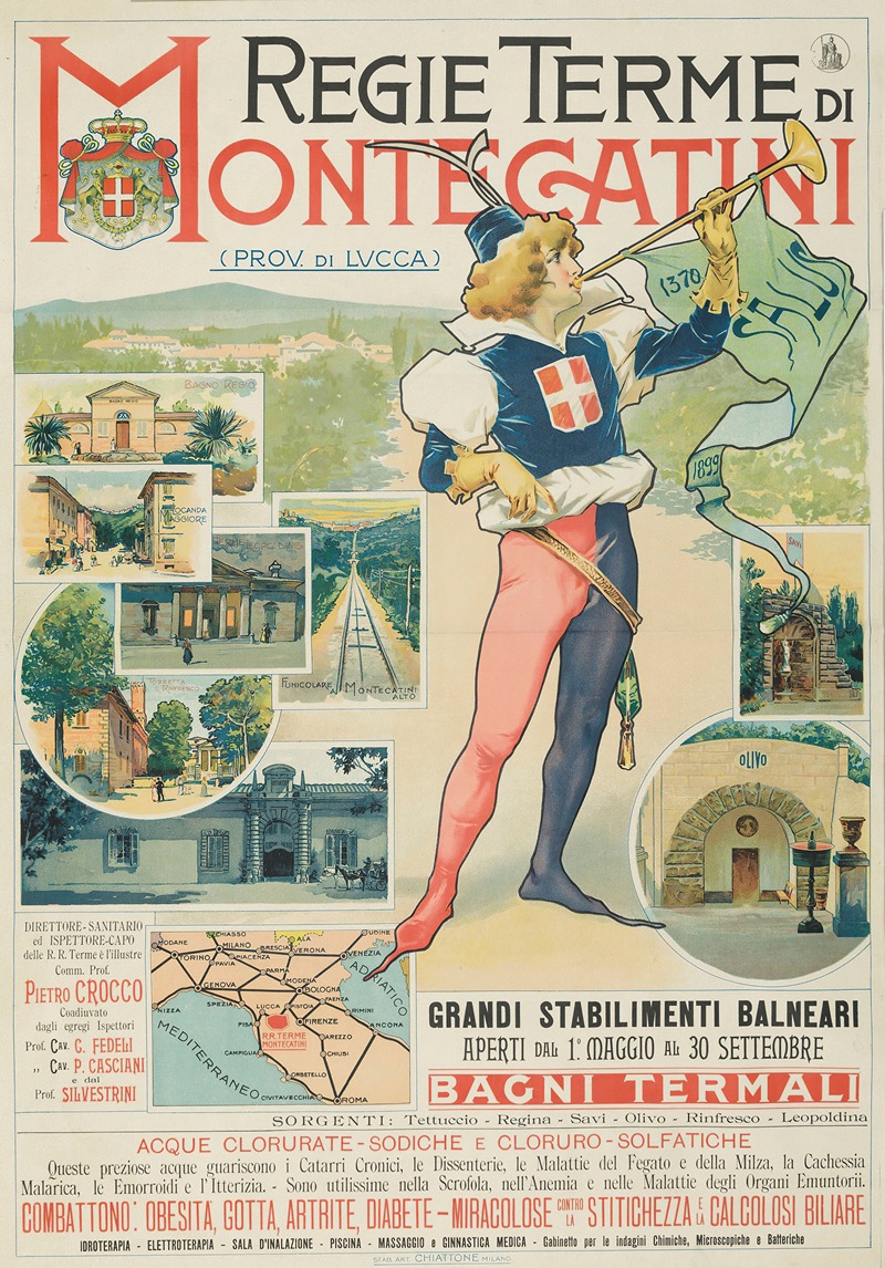 Regie Terme Di Montecatini by Аноним, 1905 — digital art print download