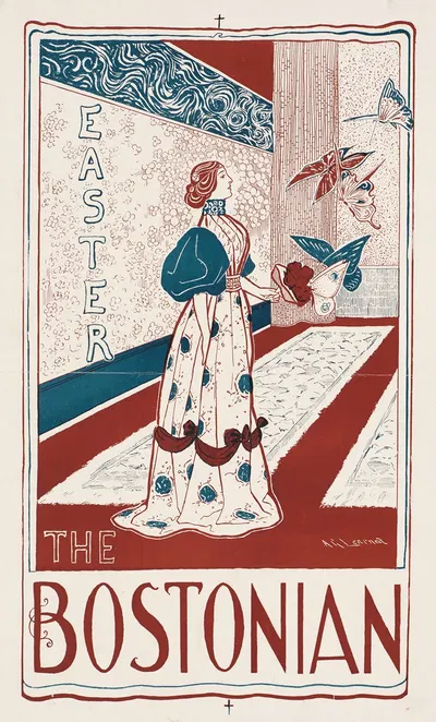 The Bostonian, Easter by Arthur Garfield Learned — digital art print download