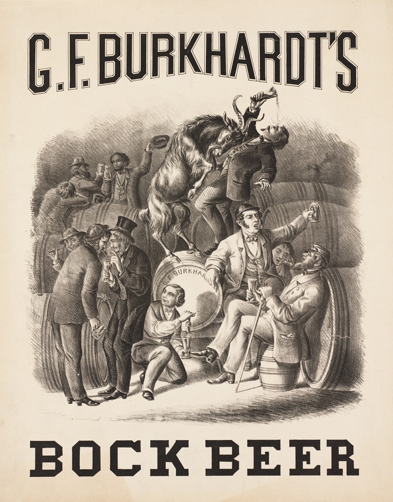 G. F. Burkhardt's bock beer — Charles Wellington Reed