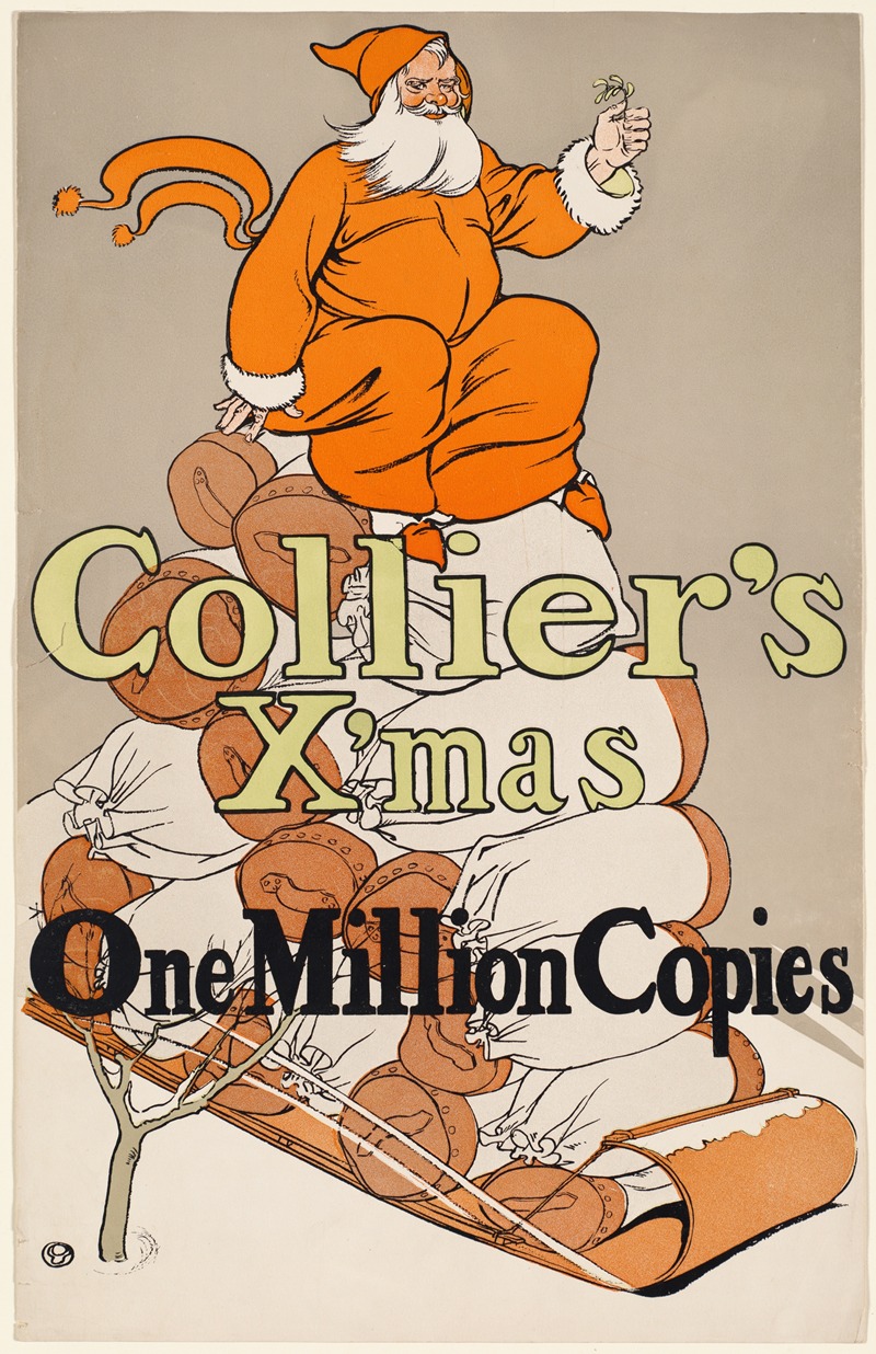 Collier's X'mas, one million copies by Эдвард Пэнфилд, 1890-1920 — digital art print download