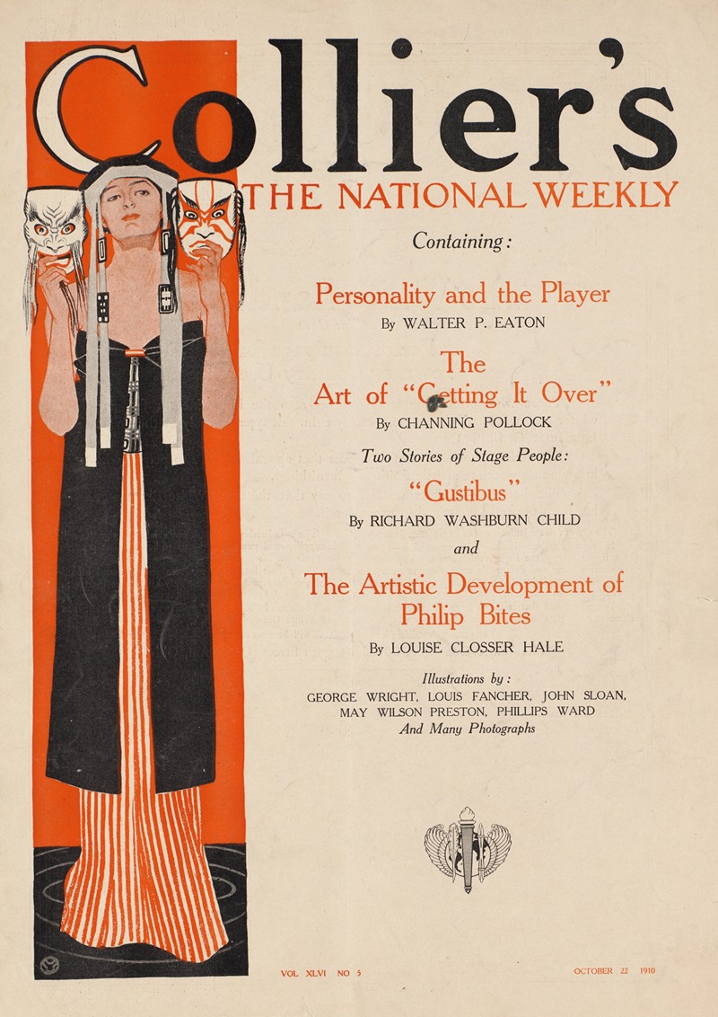 Collier's, the national weekly by Эдвард Пэнфилд, 1910 — digital art print download