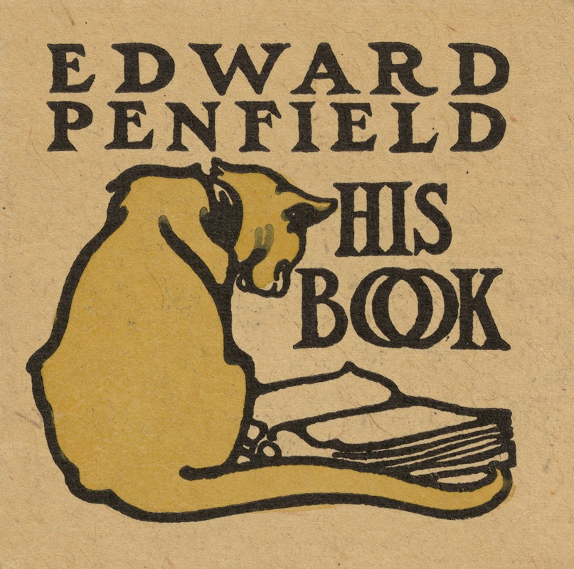 Edward Penfield, his book by Эдвард Пэнфилд, 1900 — digital art print download