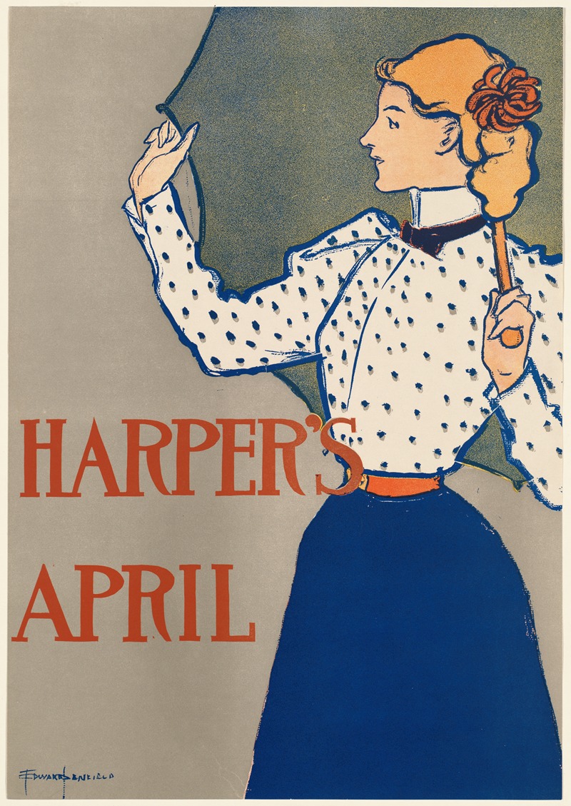 Harper's April by Эдвард Пэнфилд, 1897 — digital art print download