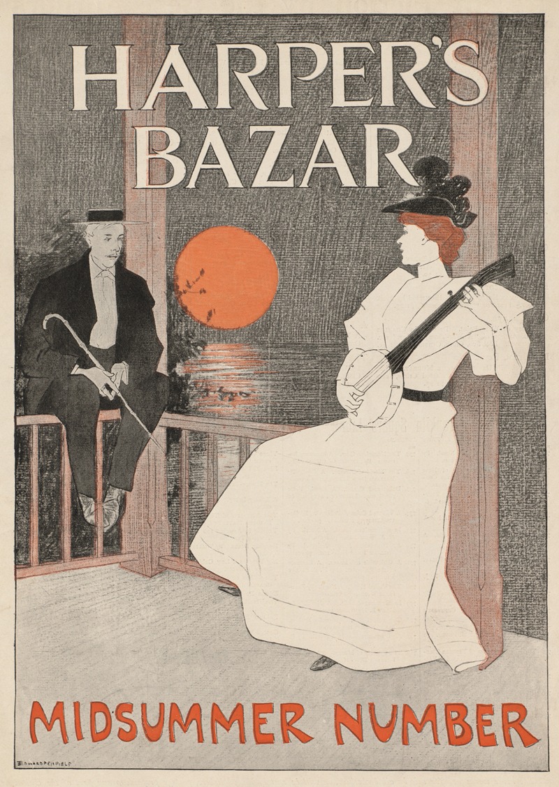 Harper's bazar midsummer number by Эдвард Пэнфилд, 1890-1920 — digital art print download