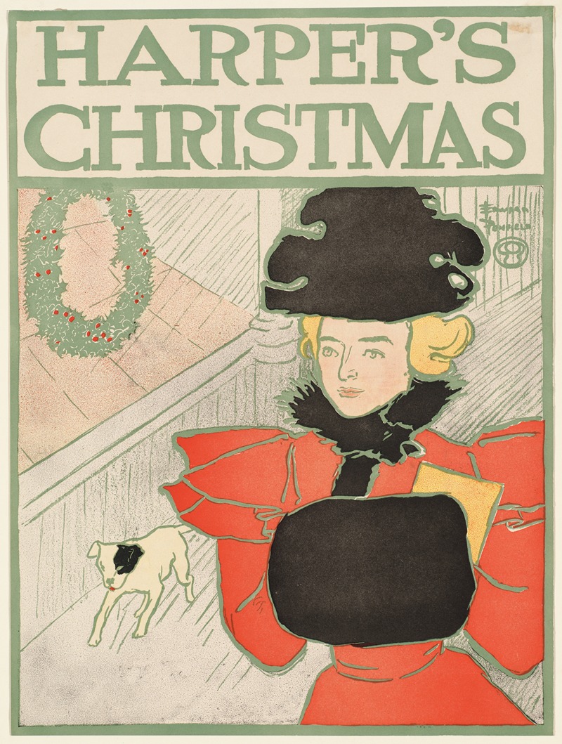 Harper's Christmas by Эдвард Пэнфилд, 1896 — digital art print download