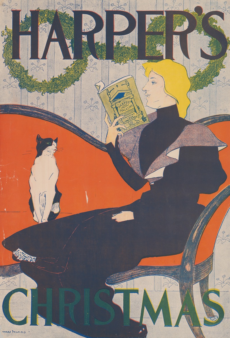 Harper's Christmas by Эдвард Пэнфилд, 1894 — digital art print download