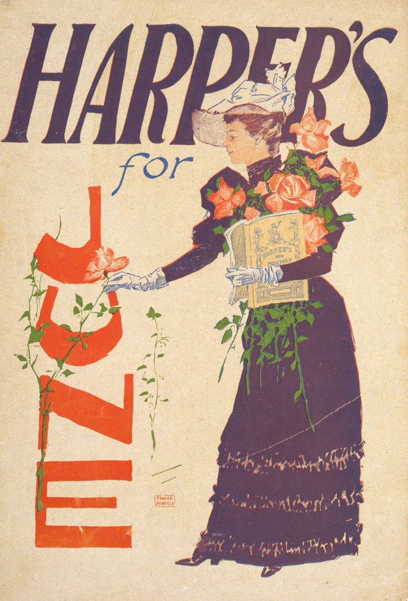 Harper's for June by Эдвард Пэнфилд, 1893 — digital art print download
