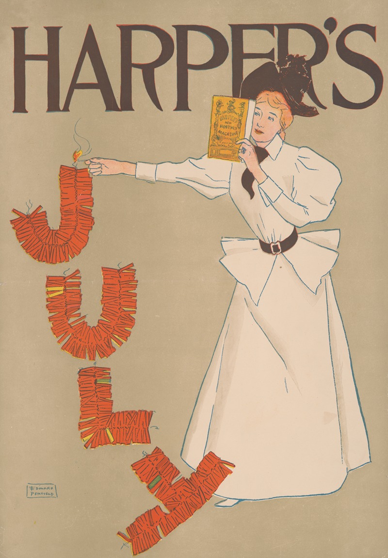 Harper's July by Эдвард Пэнфилд, 1894 — digital art print download