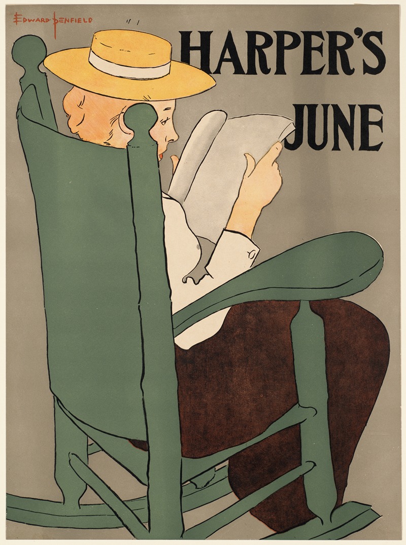 Harper's June by Эдвард Пэнфилд, 1896 — digital art print download