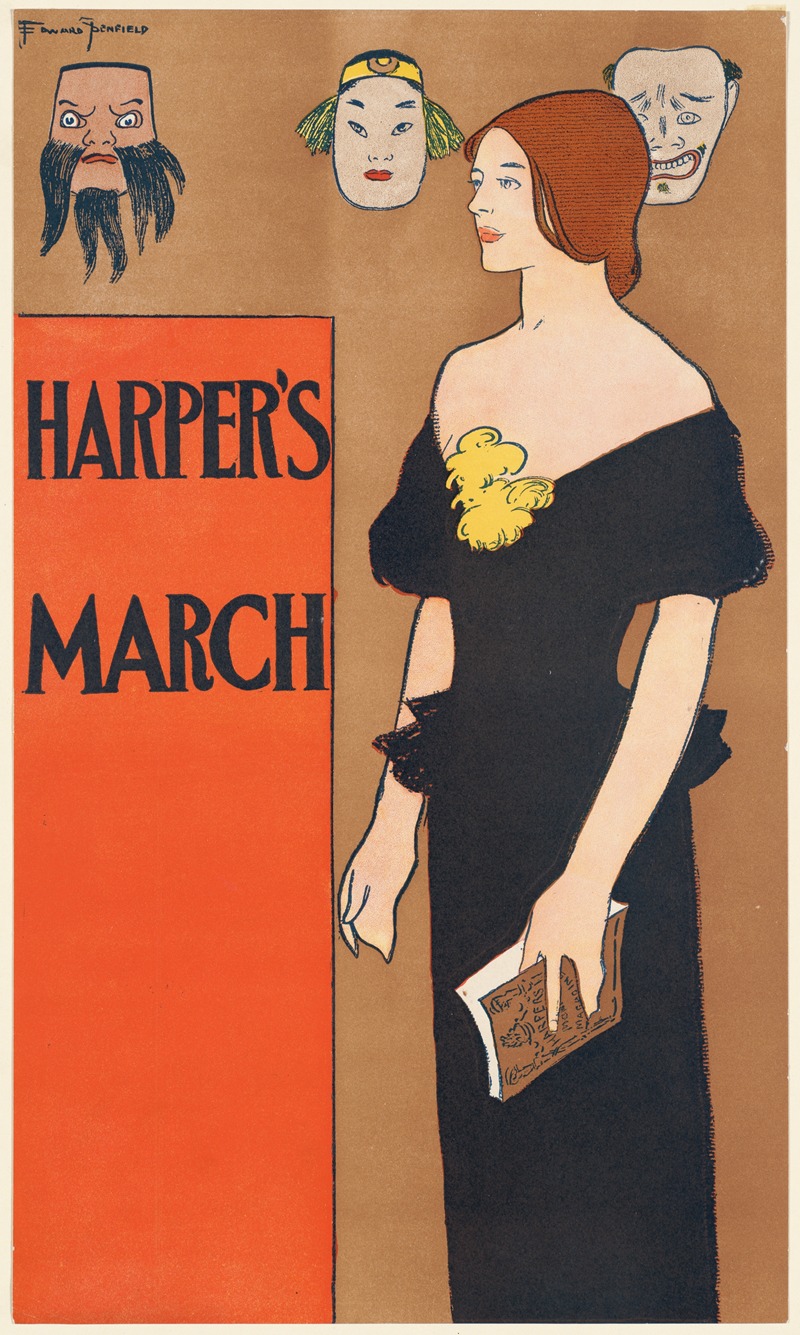 Harper's March by Edward Penfield, 1896 — digital art print download
