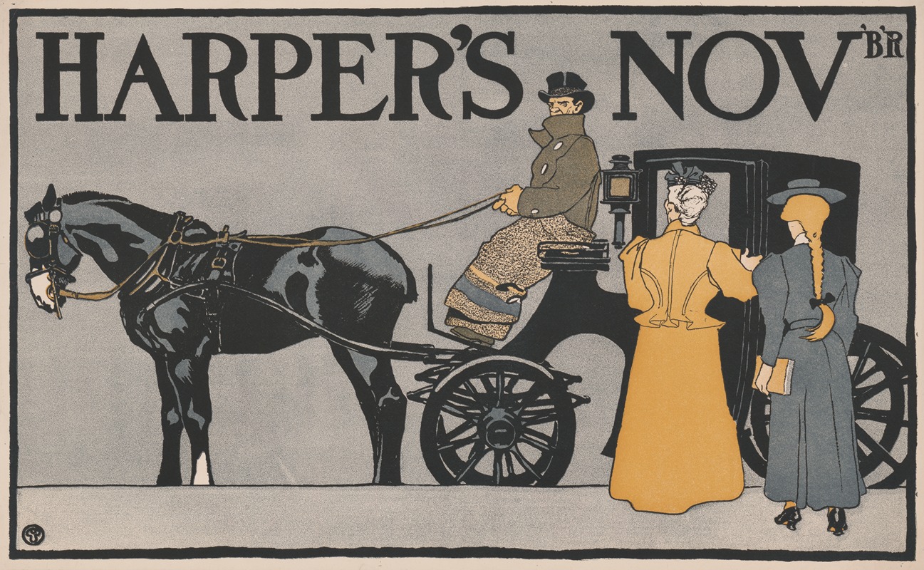 Harper's Nov'B'R by Эдвард Пэнфилд, 1898 — digital art print download