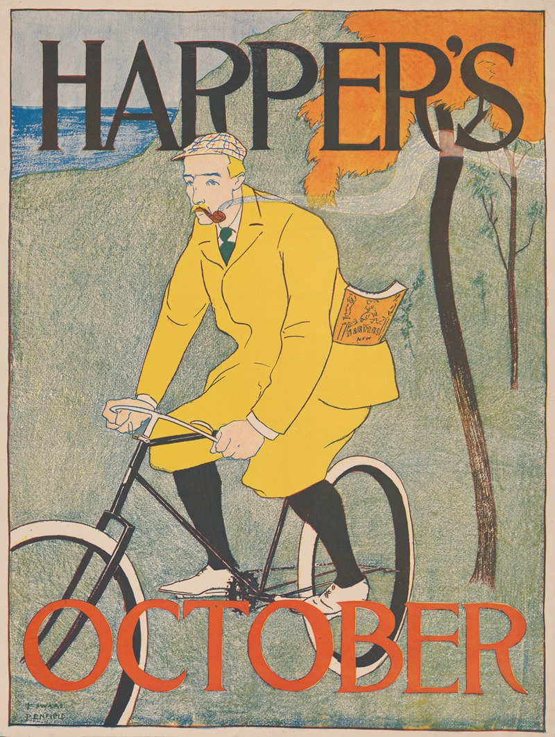 Harper's October by Эдвард Пэнфилд, 1894 — digital art print download