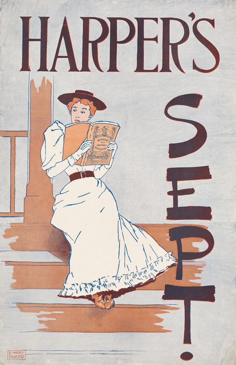 Harper's September by Эдвард Пэнфилд, 1893 — digital art print download