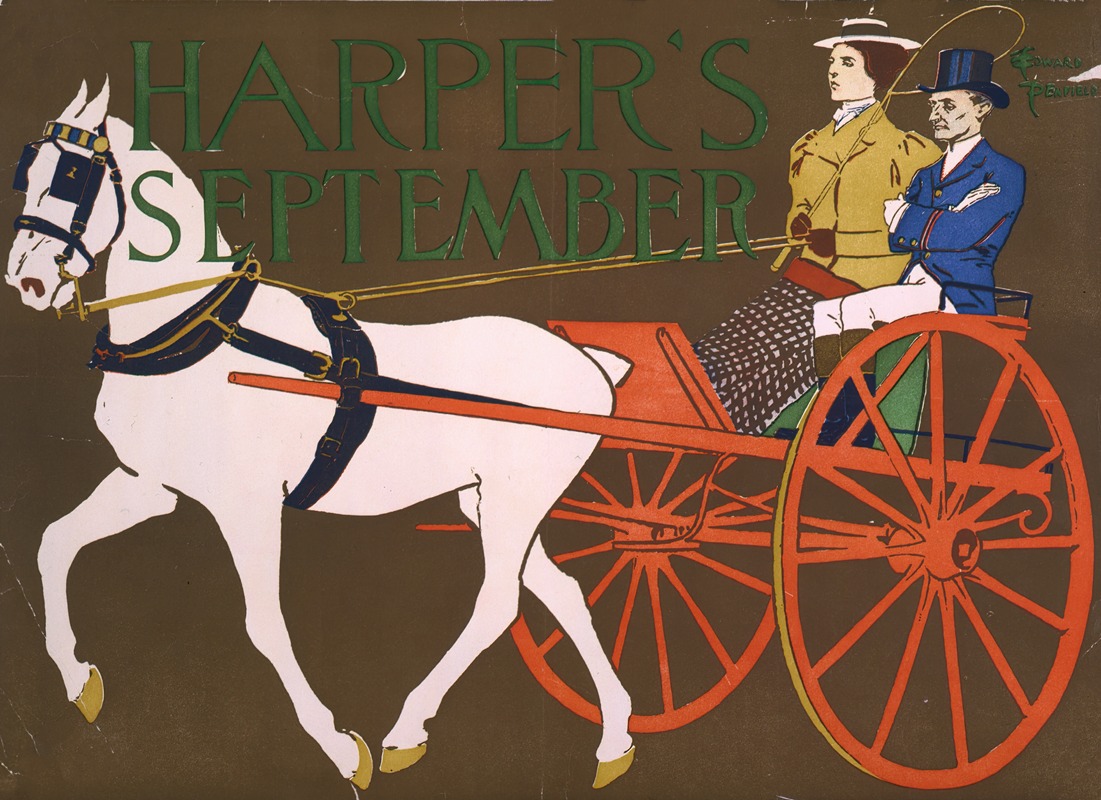 Harper's September by Эдвард Пэнфилд, 1897 — digital art print download