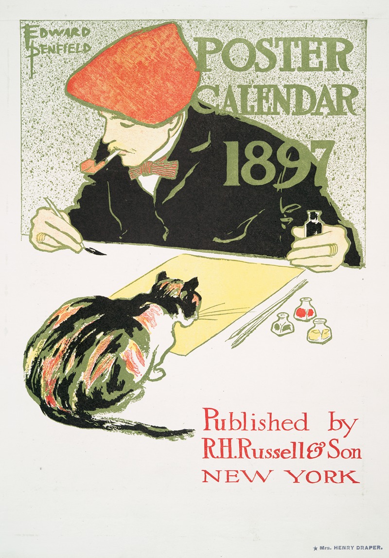 Posters Calendar 1897 by Эдвард Пэнфилд, 1897 — digital art print download