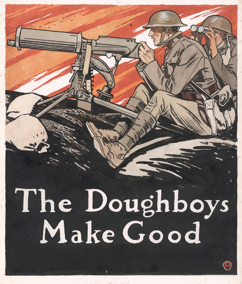 The doughboys make good by Эдвард Пэнфилд, 1918 — digital art print download