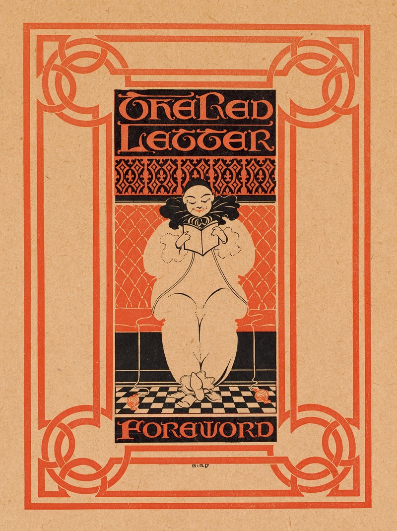 The red letter foreword by Элиша Браун Берд, 1890-1920 — digital art print download