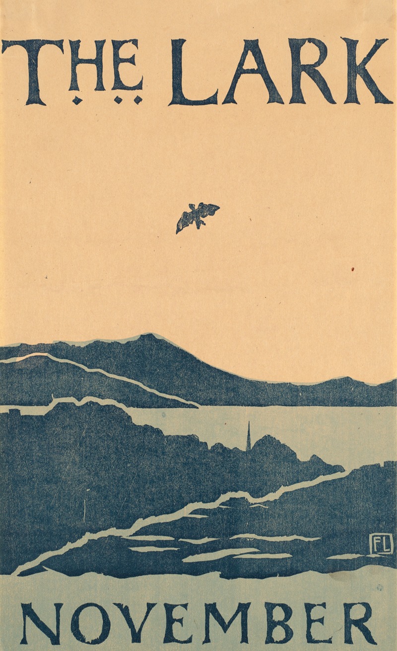 The lark November by Florence Lundborg, 1895 — digital art print download