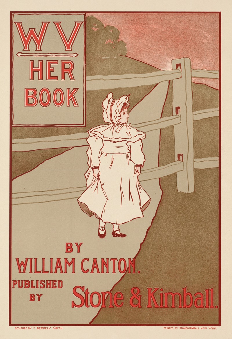 WV, her book by William Canton by Frank Berkeley Smith — digital art print download