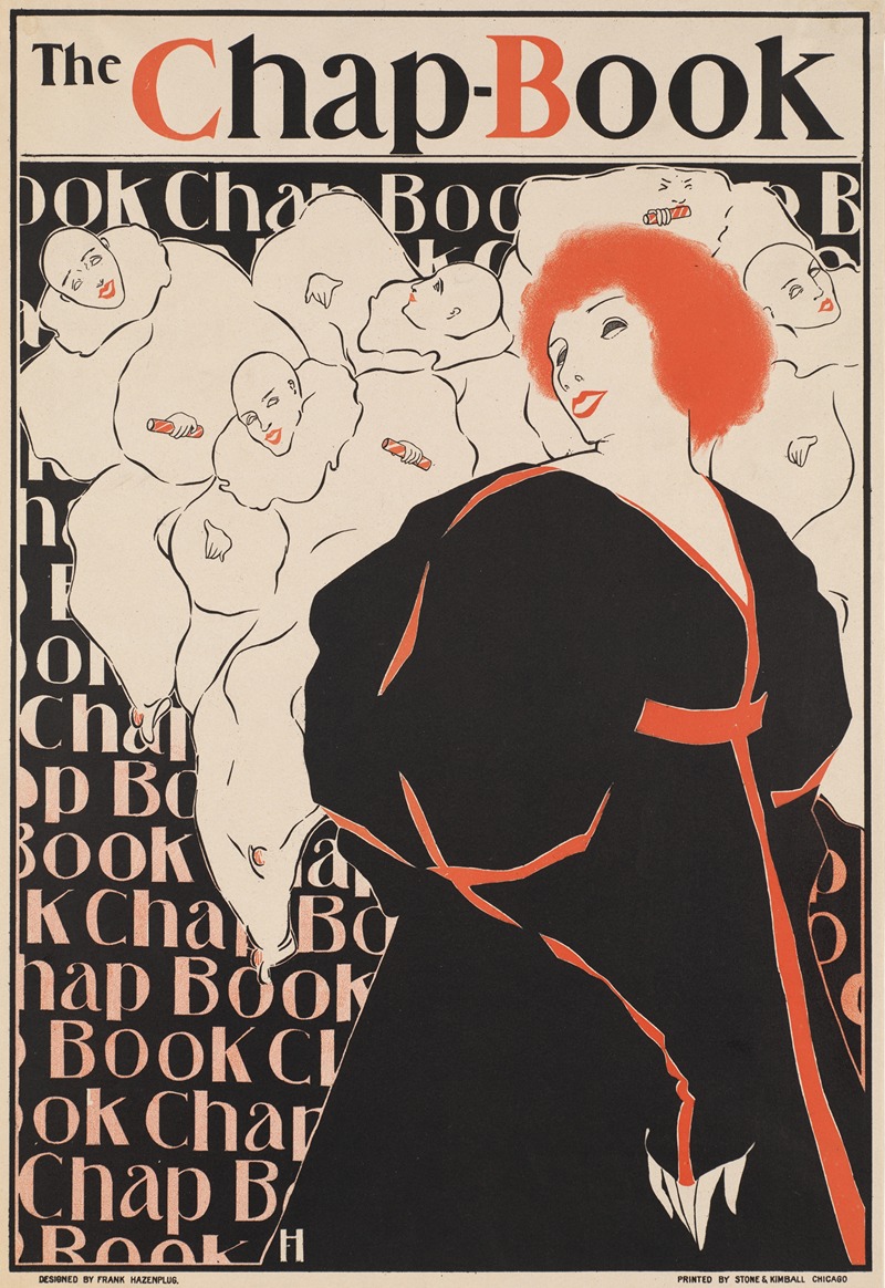The chap-book by Frank Hazenplug, 1896 — digital art print download