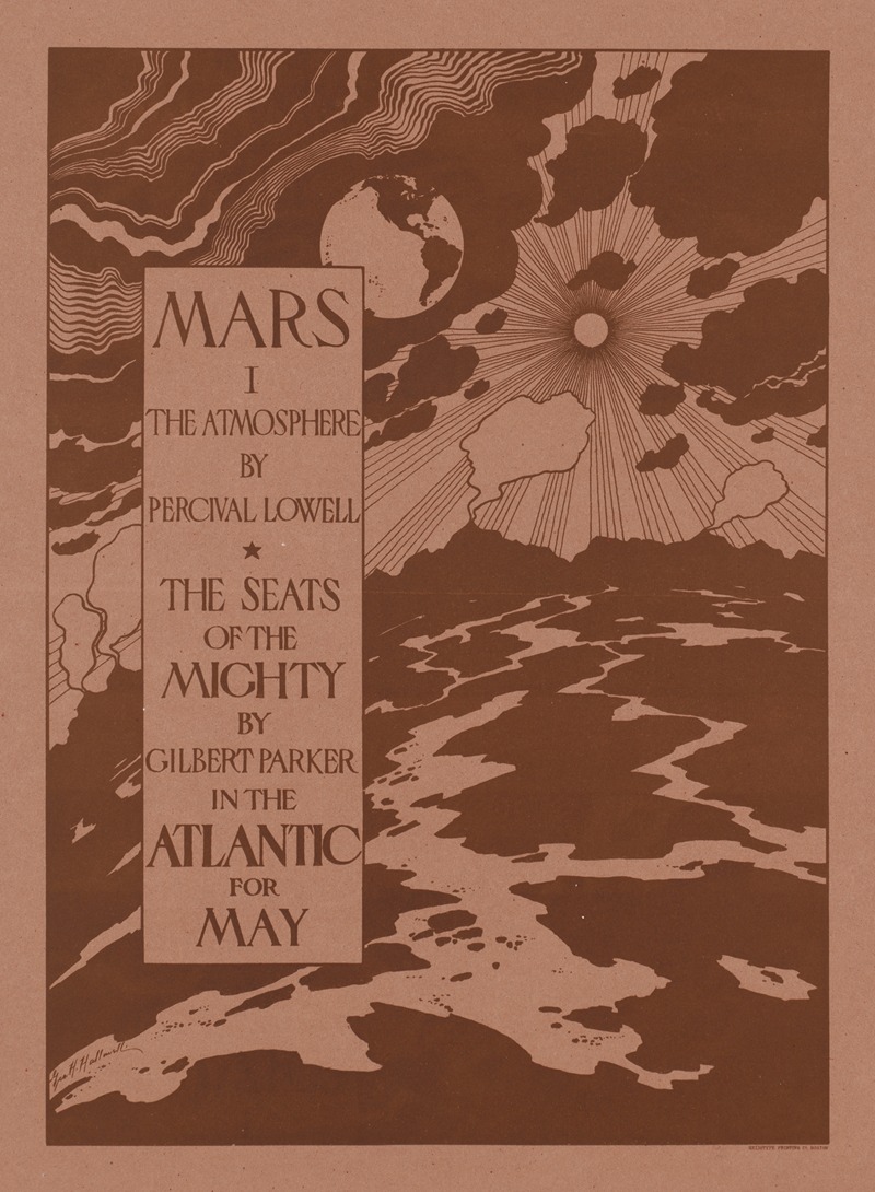 Mars I, The atmosphere by Percival Lowell — George Hawley Hallowell