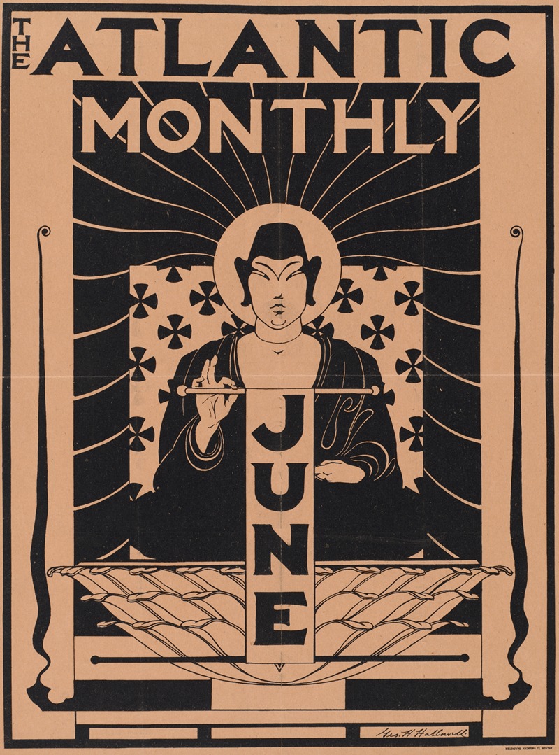 The Atlantic monthly, June by George Hawley Hallowell — digital art print download