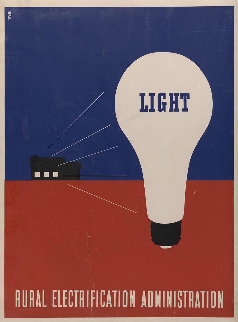 Light – Rural electrification administration by Lester Beall, 1930 — digital art print download