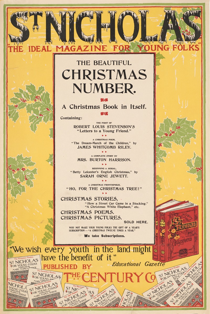 St. Nicholas, the beautiful Christmas number. — Louis Rhead
