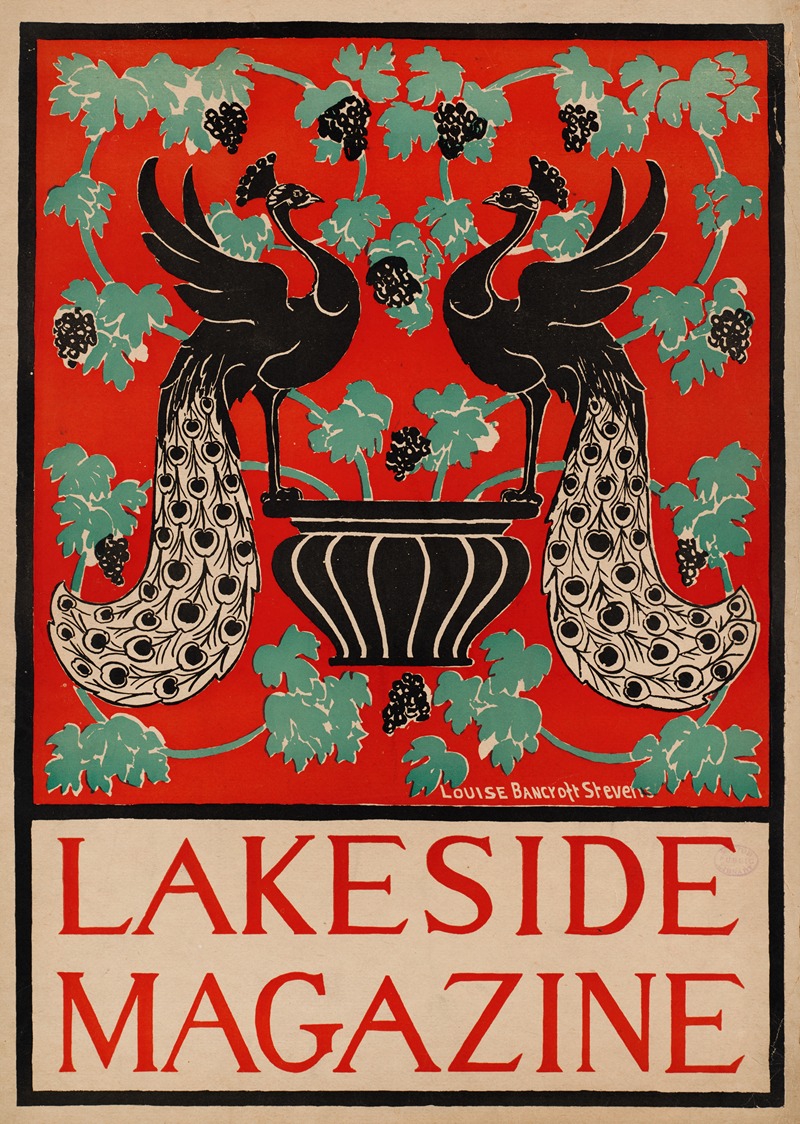 Lakeside magazine by Louise Bancroft Stevens — digital art print download