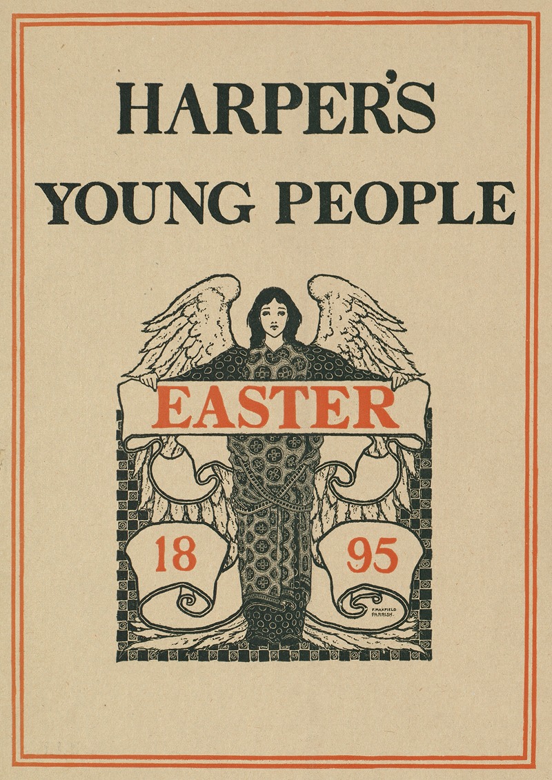 Harper's young people, Easter 1895 by Максфилд Парриш, 1895 — digital art print download